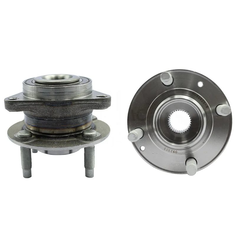 Front complete wheel hub with / ABS with / 4 studs