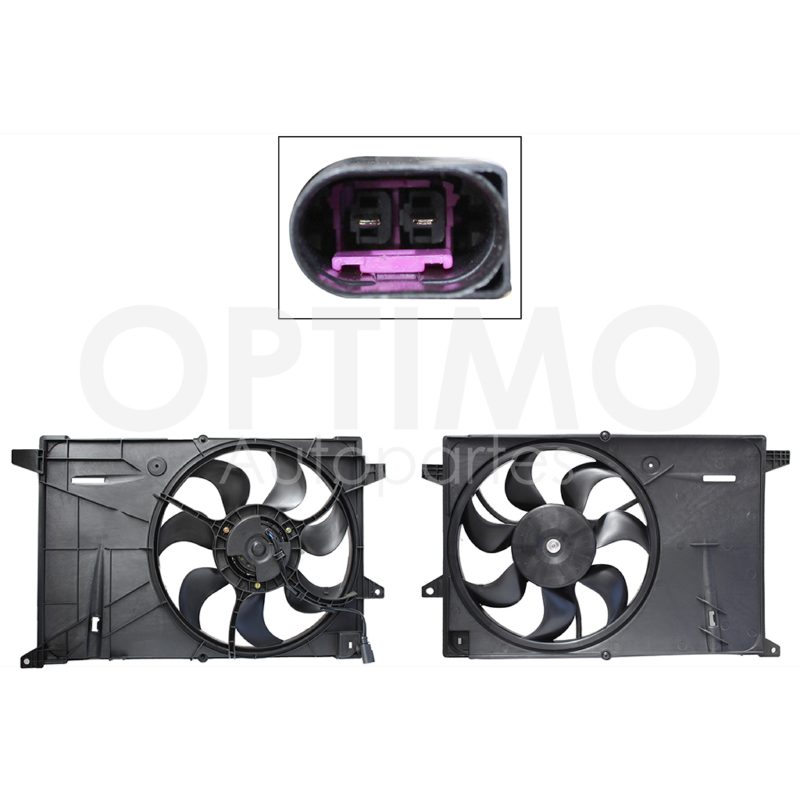 Motoventilador completo con / s aire con / tolva 2 pines sin / resistencia (Nueva linea)