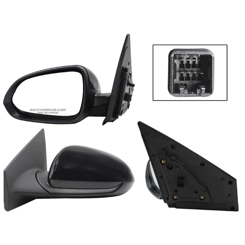 Espejo izquierda electrica negro para pintar con desempanante (5 pines) (Sedan / hatchback)