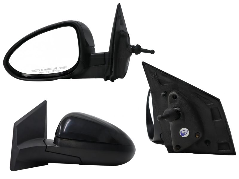 Espejo izquierda manual negro para pintar con control (Sedan / hatchback)