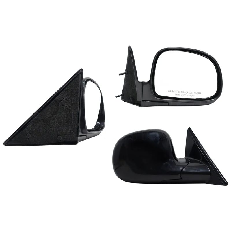 Right side mirror manual black for paint (Blazer-sonoma-bravada 1995-1997)