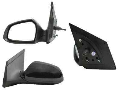 Espejo izquierda manual negro para pintar con control (Sedan / hatchback)
