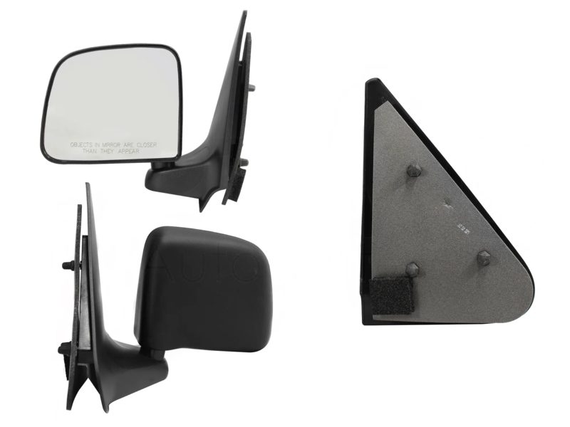 Espejo izquierda manual negro poroso (Mazda pick-up)