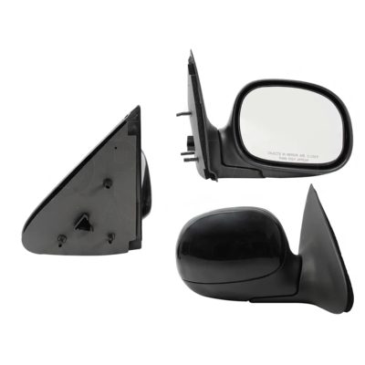 Right side mirror manual black for paint (Lobo 1997-2003)