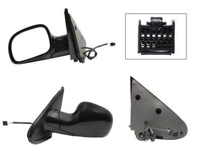 Left electric black side mirror liso (3 pines) (Town & country 2001-2007)