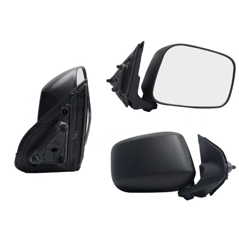 Espejo derecho manual negro poroso (Sencilla / doble cabina s)