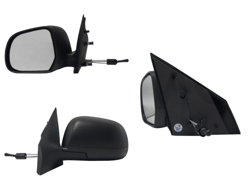 Left side mirror manual black poroso with control (V-drive 2020-2025)