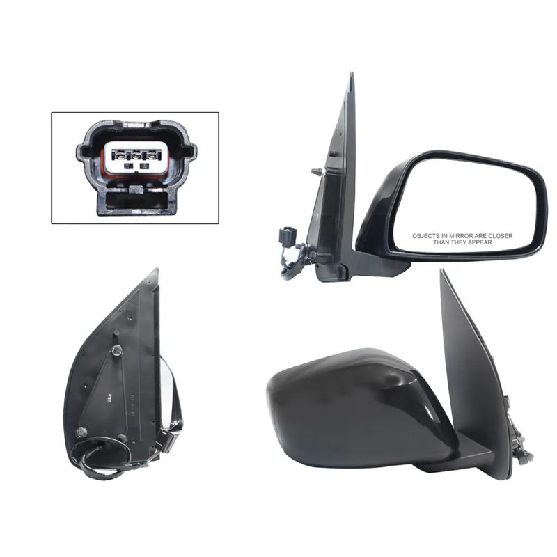 Right electric black side mirror for paint (3 pines) (Pathfinder 2005-2012 / x-terra 2005-2008)