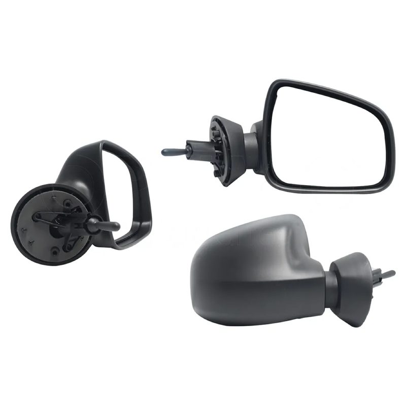 Espejo derecho manual negro poroso (Sandero-stepway 2010-2015)