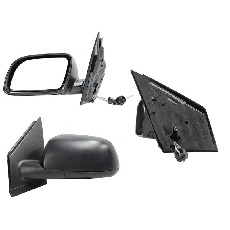 Left side mirror manual black poroso with control
