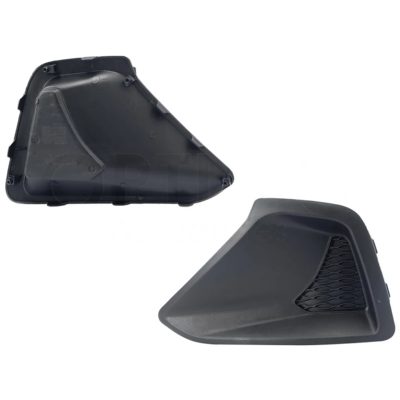 Rejilla izquierda sin hoyo para faro aux de facia delantero (Sedan / hatchback)