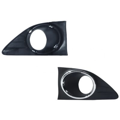 Rejilla izquierda con hoyo para faro aux con arillo cromo de facia delantero (Sandero-stepway 2016-2020)