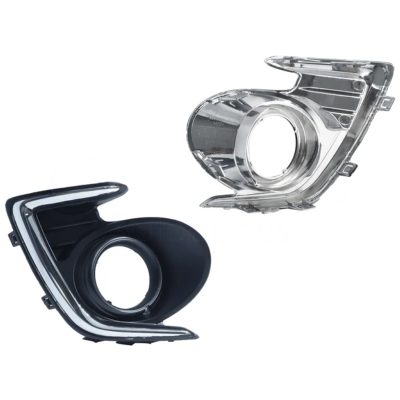 Rejilla derecho con hoyo para faro aux con filo cromo de facia delantero (Mt mirage G4 2019-2020)