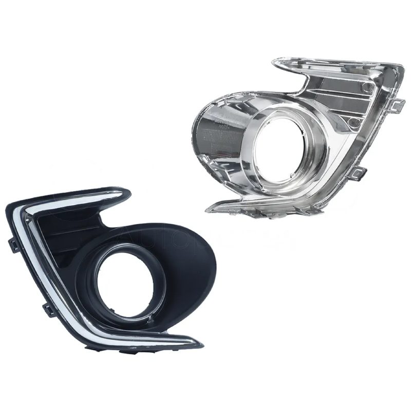Rejilla derecho con hoyo para faro aux con filo cromo de facia delantero (Mt mirage G4 2019-2020)