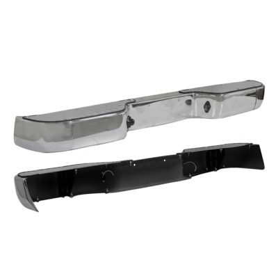 Defensa trasera cromada completa sin bracks