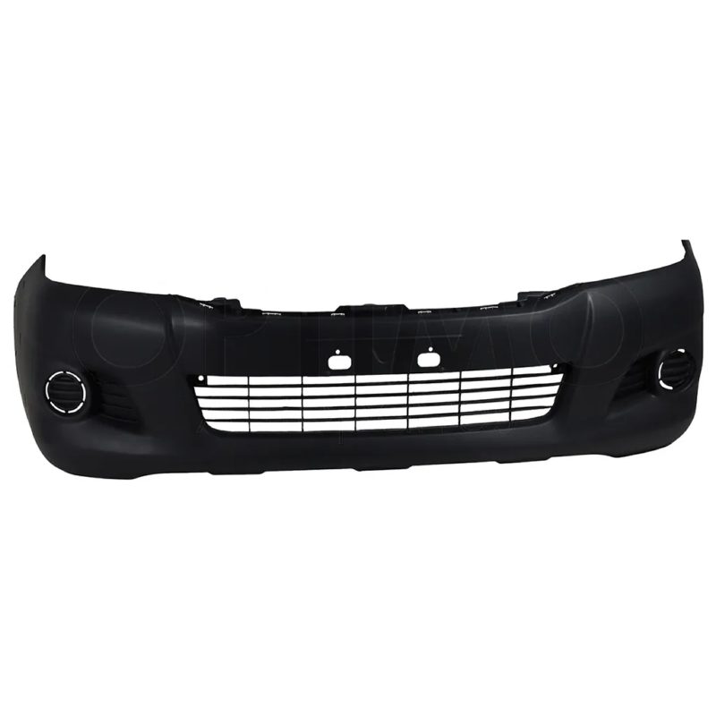 Front bumper cover without hole for faro aux with hole for molding with rejilla center