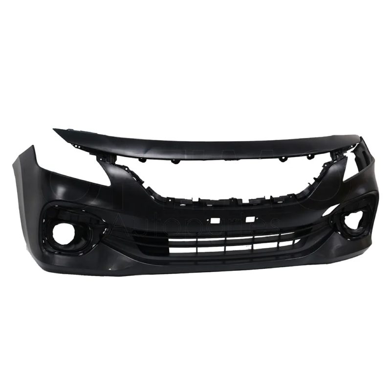 Front bumper cover with hole for faro aux with rejilla center without spoiler