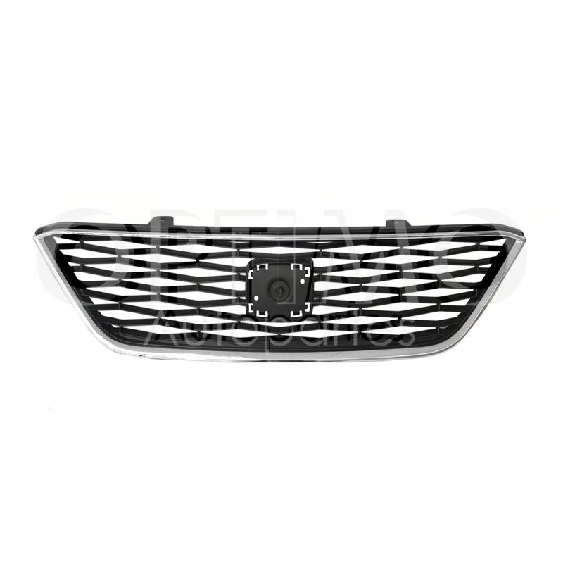 Black grille with filo cromo