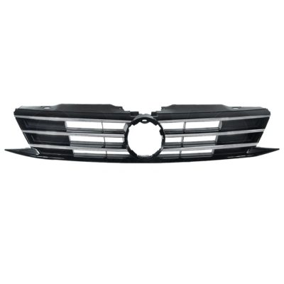 Black grille with filos cromos