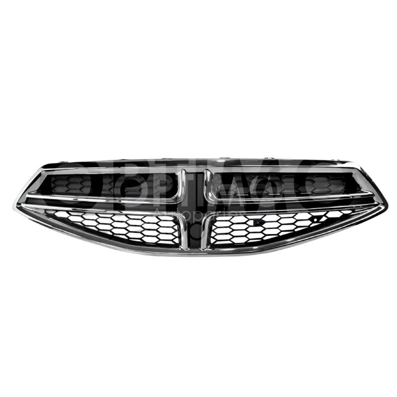 Black grille with filos cromos completos