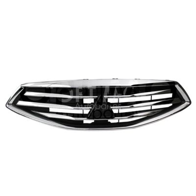 Black grille with chrome 4PTAS