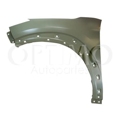 Salpicadera izquierda sin hoyo para cuarto con hoyo para moldura (Color / gris)