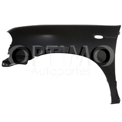 Salpicadera izquierda con hoyo para cuarto (Frontier 2WD 2011-2015) (Color / negro)