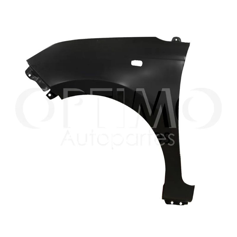 Salpicadera izquierda con hoyo para cuarto (Sedan / hatchback) (Color / negro)