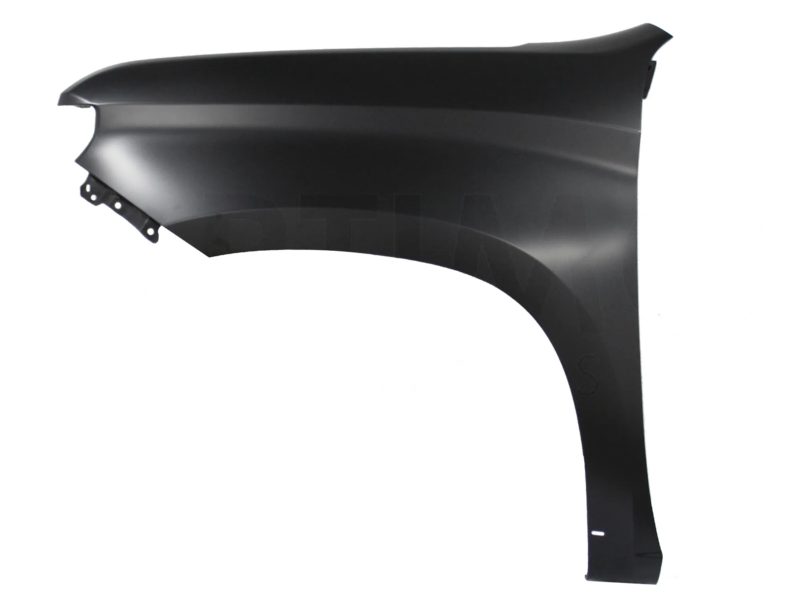 Left fender without hole for cuarto (Color / negro)