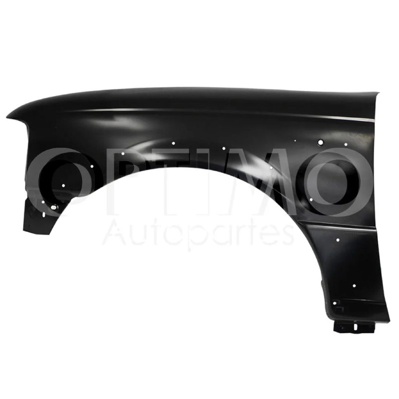 Left fender with hole for molding (Color / negro)