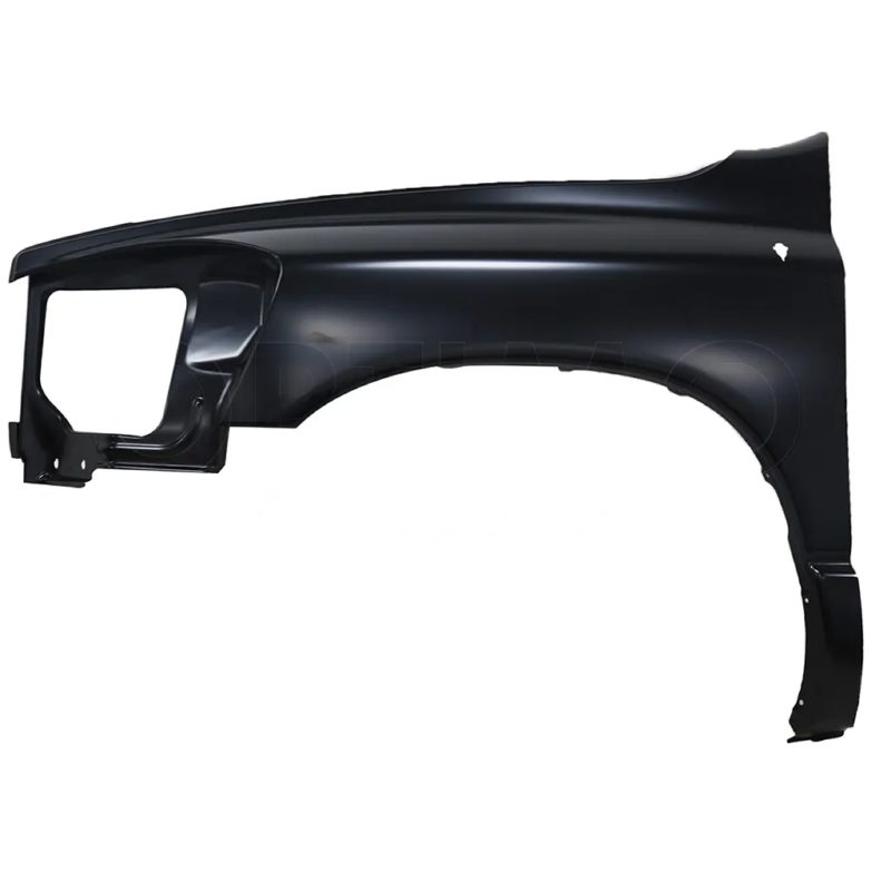 Left fender without hole for cuarto (Color / negro)