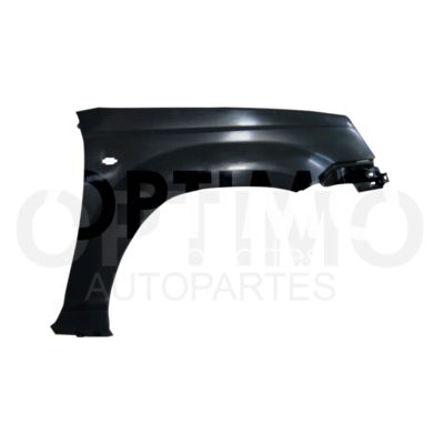 Right fender with hole for cuarto plastico (Color / negro)