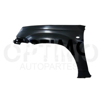 Salpicadera izquierda con hoyo para cuarto plastico (Color / negro)