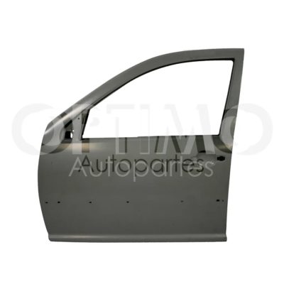 Puerta delantero izquierda con hoyo para moldura (Color / gris)