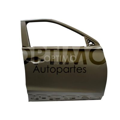Puerta delantero derecho con hoyo para moldura (Color / gris)