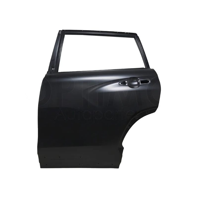 Rear left door with hole for molding (Color / negro)
