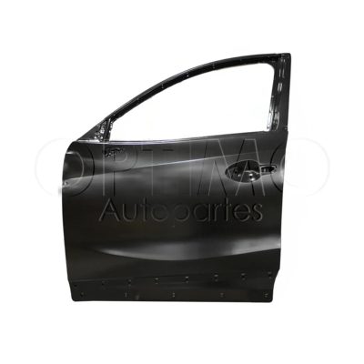 Puerta delantero izquierda con hoyo para moldura (Color / negro)