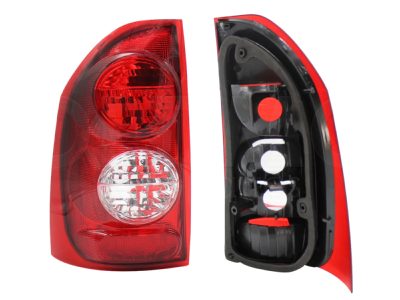 Calavera izquierda sin arnes (Rojo / blanco)