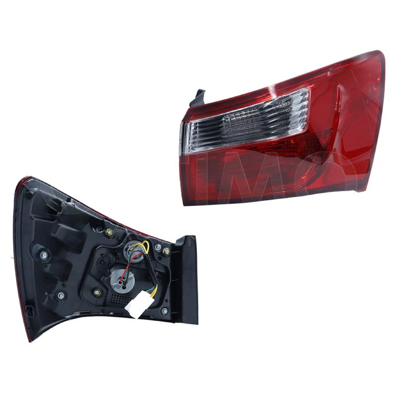 Calavera derecho exterior con arnes 4PTAS (Rojo / blanco)
