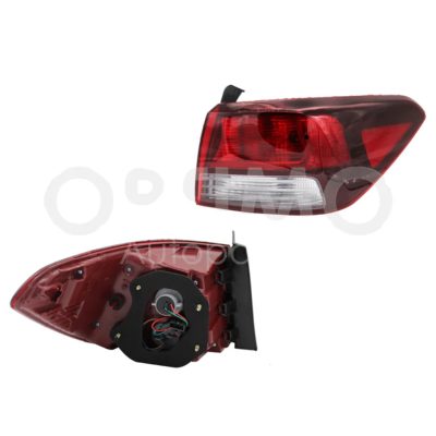 Calavera derecho exterior con arnes 4PTAS (Rojo / blanco)