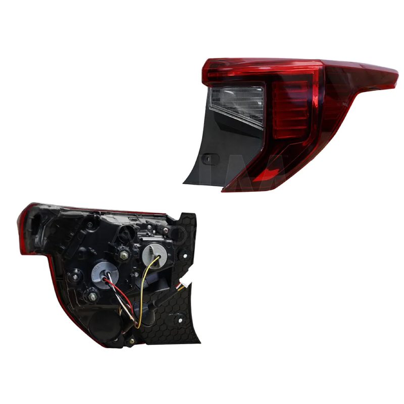 Calavera derecho con arnes 4PTAS (Rojo / blanco)