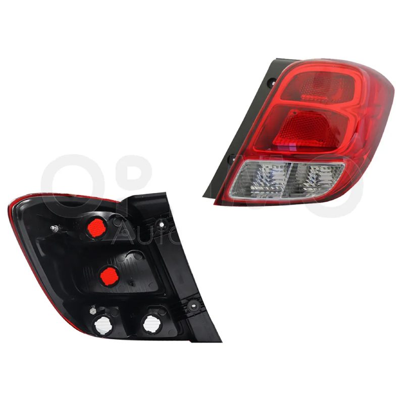 Calavera derecho sin arnes 4PTAS (Rojo / blanco)