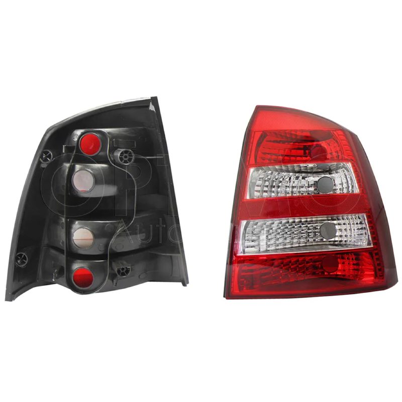 Calavera derecho sin arnes clara 4PTAS (Rojo / blanco / blanco)