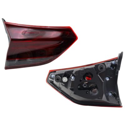 Left inner tail light with harness oscura (Rojo / blanco)