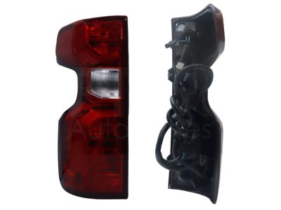 Calavera izquierda con arnes (Rojo / blanco / rojo)