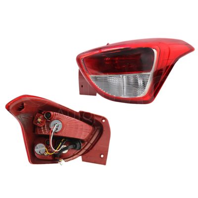 Calavera derecho con arnes 5PTAS (Rojo / blanco)