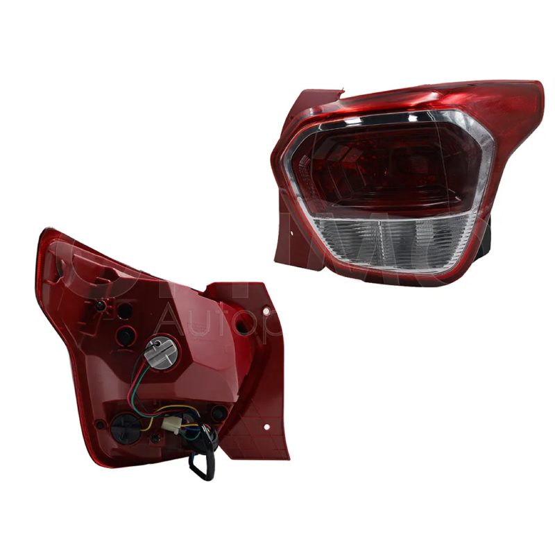 Calavera derecho con arnes 4PTAS (Rojo / blanco)