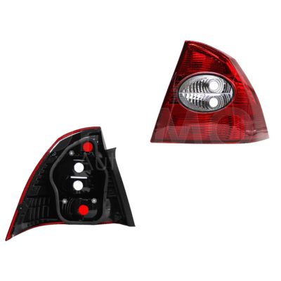 Calavera derecho sin arnes 4PTAS (Rojo / blanco)