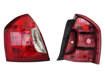 Calavera izquierda sin arnes (Rojo / blanco)