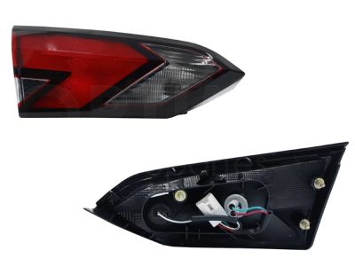Left inner tail light with harness oscura filo black (Blanco / rojo / blanco)